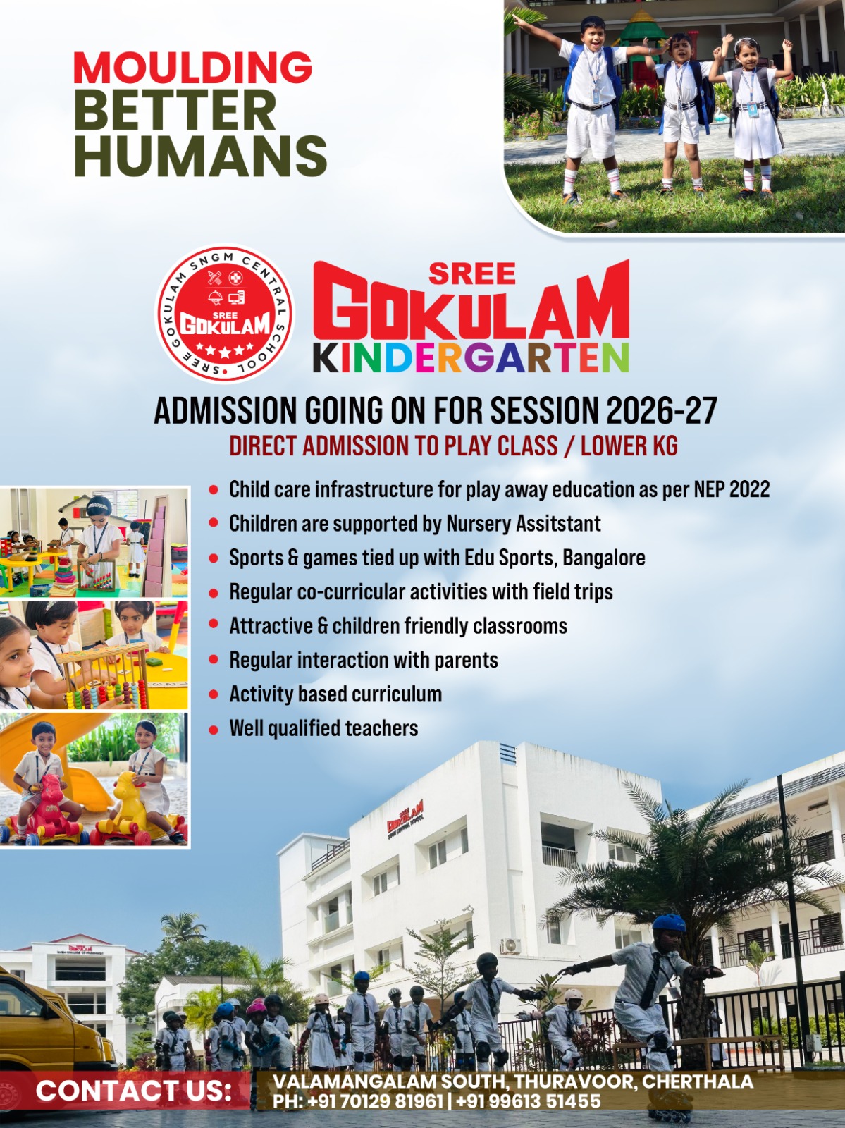 ADMISSIONS GOING ON FOR THE ACADEMIC YEAR 2026-'27